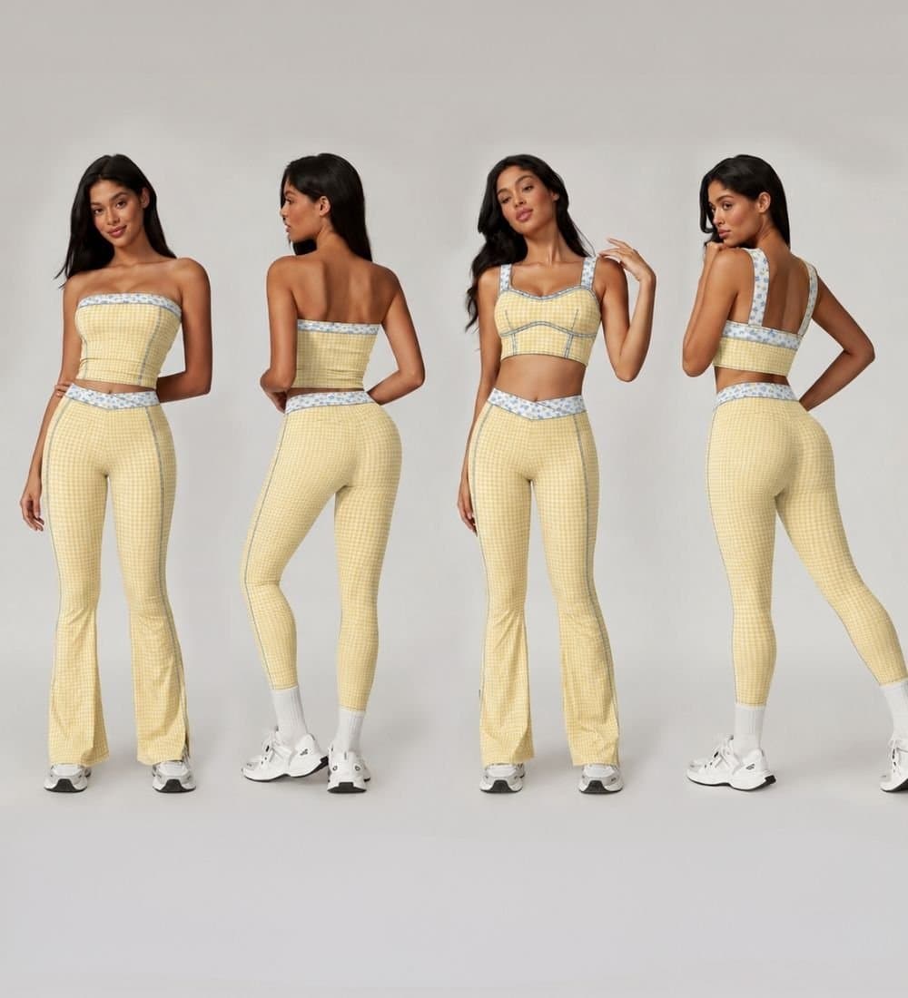 The Florence collection worn by a group of athletes
